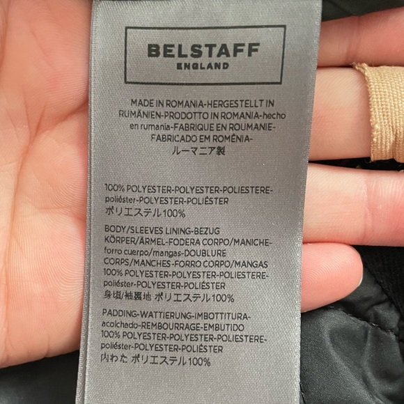 Belstaff Black Quilted Puffer Jacket - Picture 5 of 9